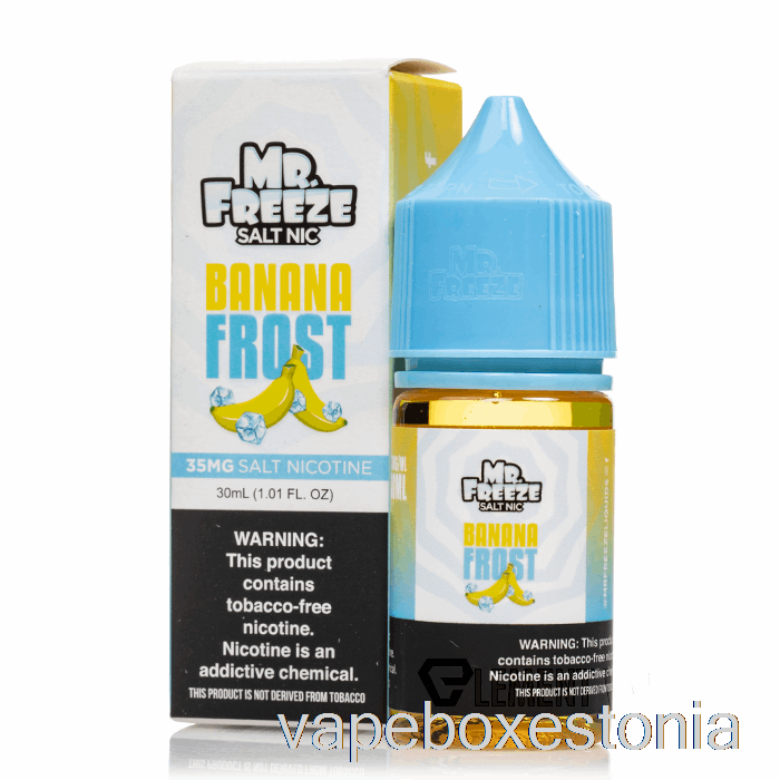 Vape Box Estonia Banaani Frost - Mr Külmutatud Soolad - 30ml 50mg